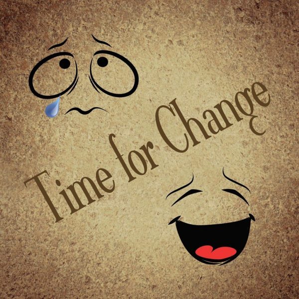 A header image showing positive and negative effects of change.
